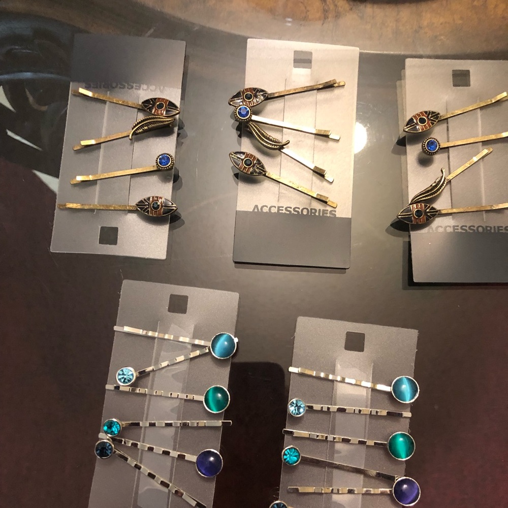 Decorative hair pins- new.